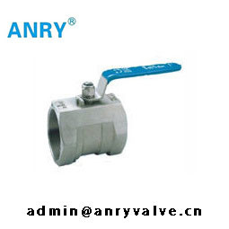 Uma válvula de aço inoxidável da parte CF8 CF8M Body PTFE Viton SeatBall