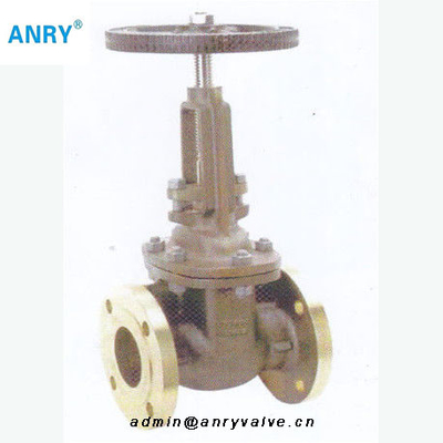 C95800 Sea Water Marine Fuel Globe Valve  Flanged RF Bronze  Flanged