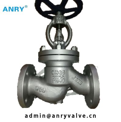 DIN Standard Wcb Globe Valve Flanged End Carbon Steel Globe Valve 13%CR